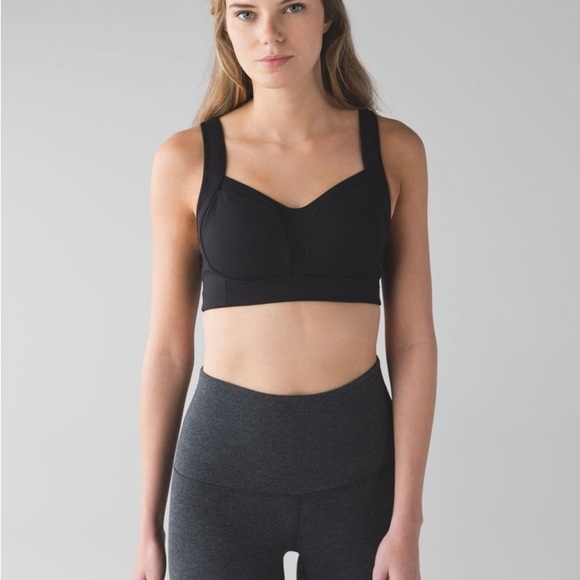 Lululemon Black Luxtreme Ta Ta Tamer Bra - Picture 1 of 8
